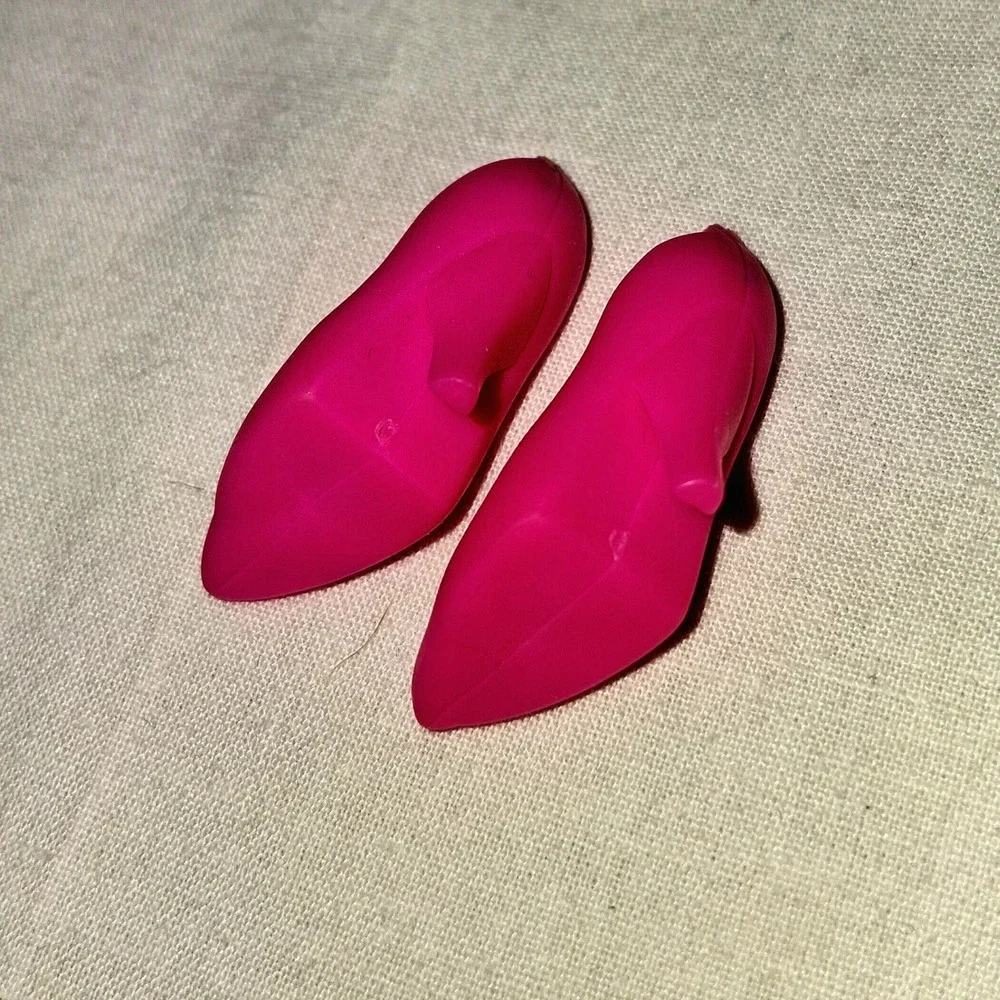 Barbie Kids Pink Pointed Toe High Heel‎ Shoes Dress Up Play Pretend Costume